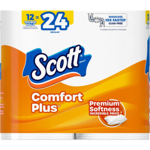 Scott Comfort Plus Tissue Double Rolls