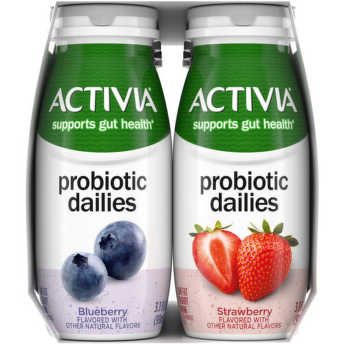 Activia Low Fat Blueberry/Strawberry Yogurt Drink