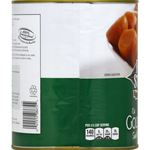 First Street Golden Yams, Sweet Potatoes in Syrup, Cut