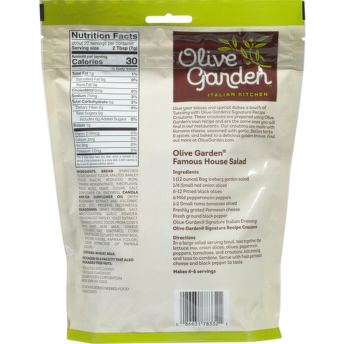 Olive Garden Croutons, Garlic & Romano
