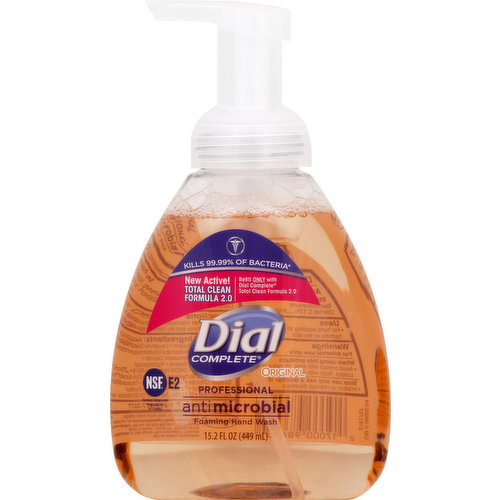 Dial Hand Wash, Foaming, Professional, Antimicrobial, Original