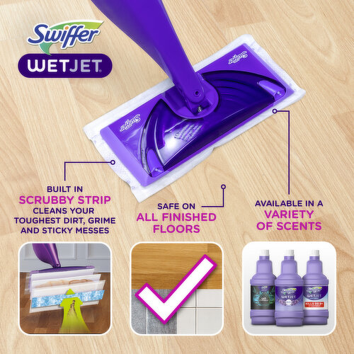 Swiffer WetJet Mop Refill Solution, Floor Cleaner, Lavender