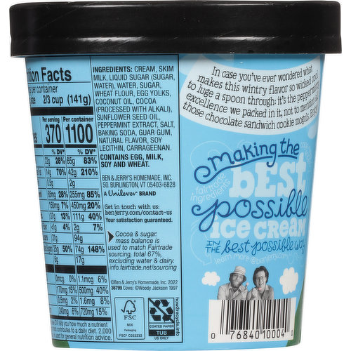 Ben & Jerry's Ice Cream, Mint Chocolate Cookie