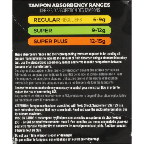 U by Kotex Click Compact Tampons Regular Absorbency Unscented, 45