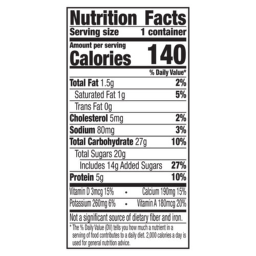 Yoplait Low Fat Harvest Peach Yogurt