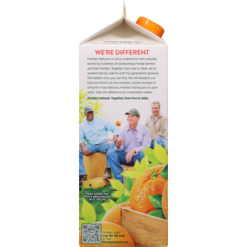 Florida's Natural Orange Juice, 100% Premium, with Pulp