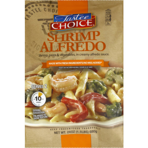 Tastee Choice Shrimp Alfredo