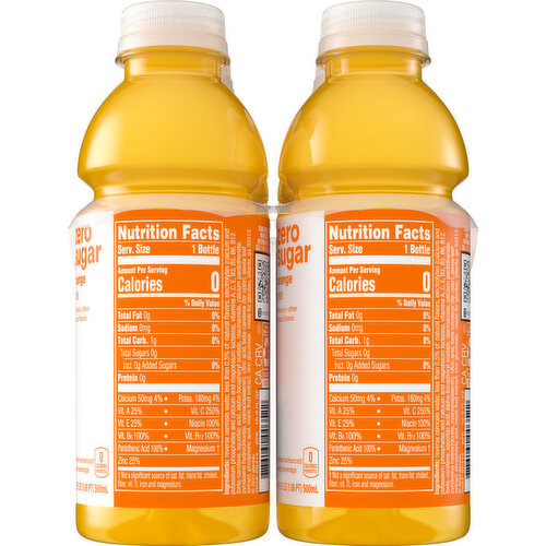 vitaminwater  Sugar Rise Orange Nutrient Enhanced Flavored Water Beverage