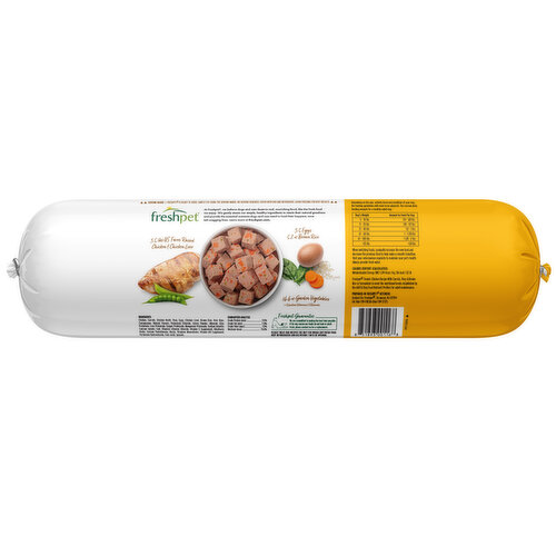 Freshpet Healthy & Natural Dog Food, Fresh Chicken Roll, 6lb