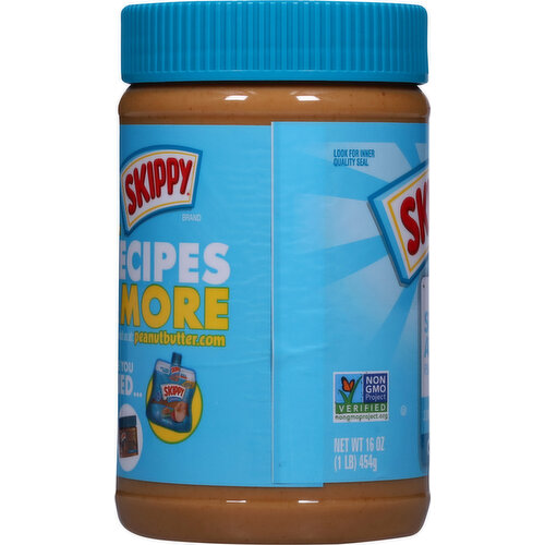 Skippy Peanut Butter Spread, No Sugar Added, Creamy