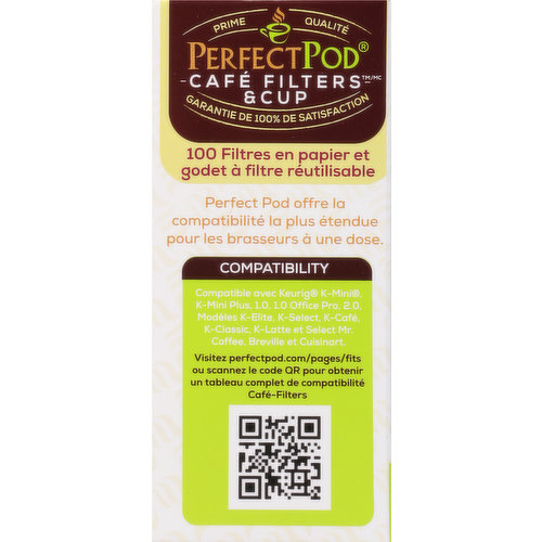 Perfect Pod Paper Filters, Reusable