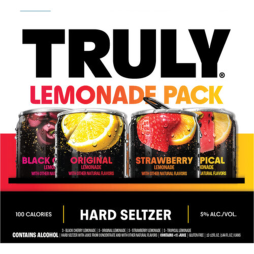 Truly Assorted Hard Seltzer Lemonade Pack
