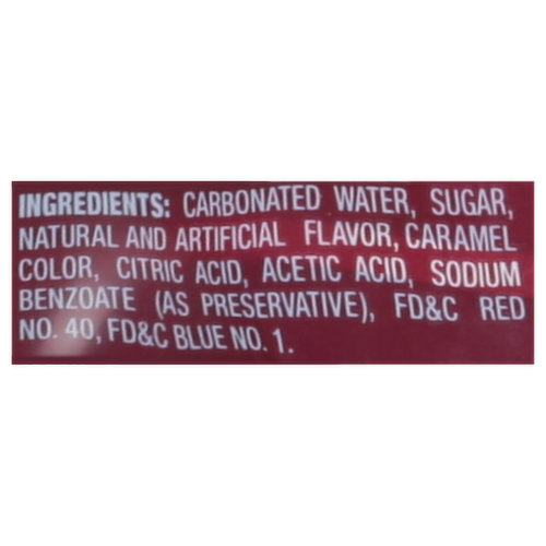 Sangria Senorial Soda, Sparkling Non-Alcoholic, 6 Pack