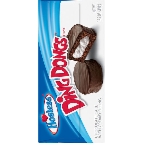 Hostess Cake, with Creamy Filling, Chocolate