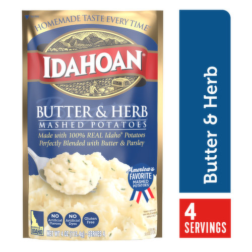 Idahoan Butter & Herb Mashed Potatoes