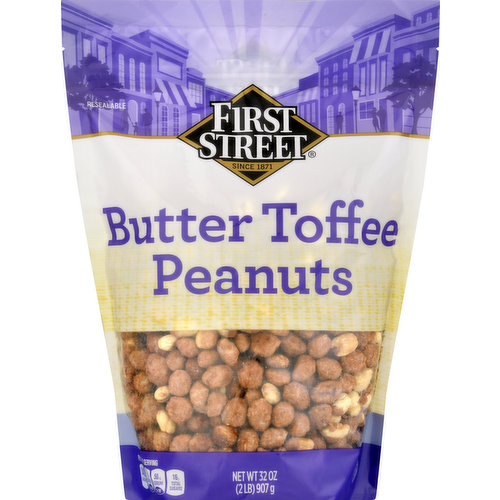 First Street Peanuts, Butter Toffee