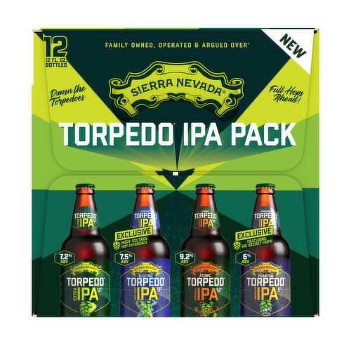 Sierra Nevada Sierra Nevada Torpedo IPA Pack Craft Beer 12 Pack (12oz Bottles)