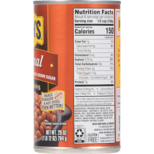 Bush's Best Original Baked Beans