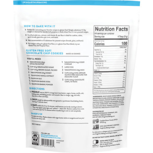 King Arthur Baking Company Flour, Gluten-Free, Measure for Measure