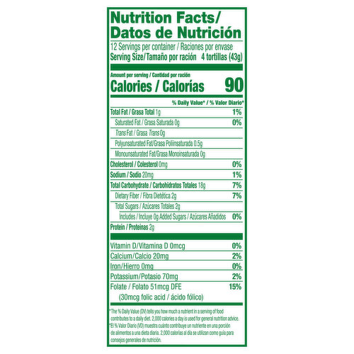 Guerrero White Corn Tortillas