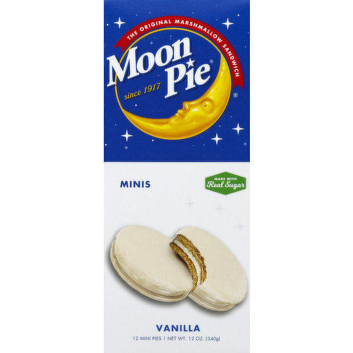 Moon Pie Marshmallow Sandwich, Vanilla, Minis