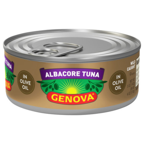 Genova Tuna, in Olive Oil, Albacore, Wild Caught