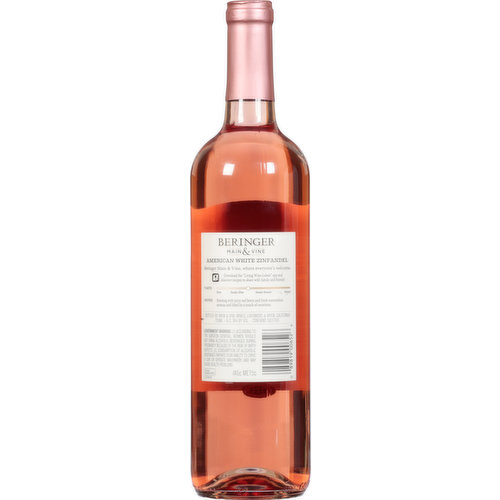 Beringer Zinfandel, White