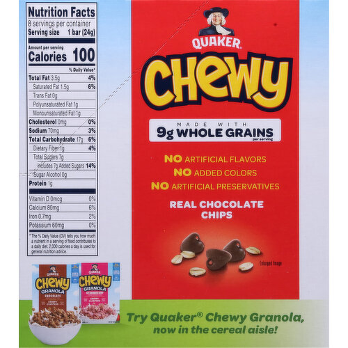 Quaker Granola Bars, Chocolate Chip