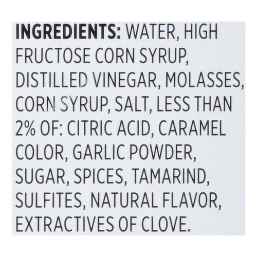 First Street Sauce, Worcestershire