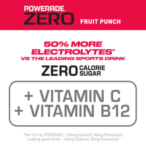 Powerade  Fruit Punch Electrolyte Sports Drink