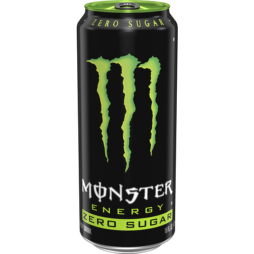 Monster Energy Monster Energy Zero Sugar, Sugar Free Energy Drink, 4 Pack - 16 Fl Oz