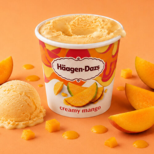 Haagen-Dazs Creamy Mango Ice Cream Image 5 of 11