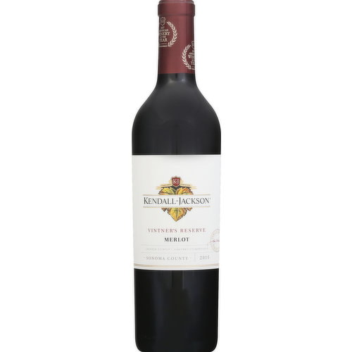 Kendall-Jackson Merlot, Sonoma County, 2014