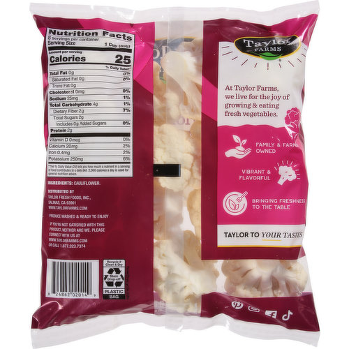 Taylor Farms Cauliflower Florets