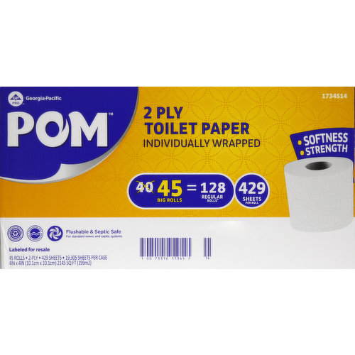 POM Toilet Paper, 2-Ply