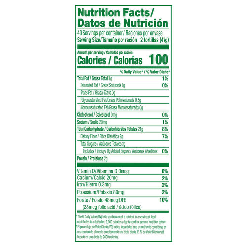 Guerrero White Corn Tortillas