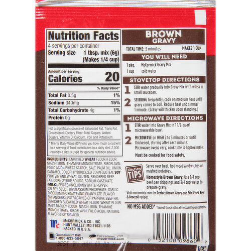 McCormick Brown Gravy Mix