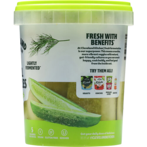 Cleveland Kitchen Classic Dill Pickles Spears