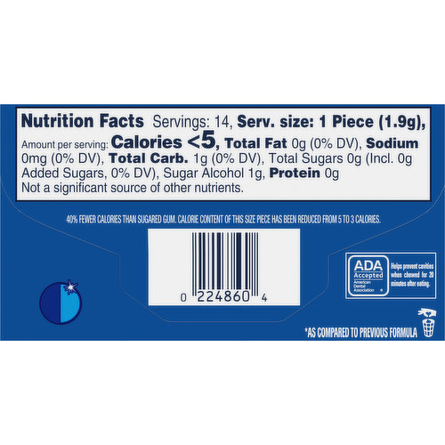 Orbit Gum, Sugar Free, Peppermint