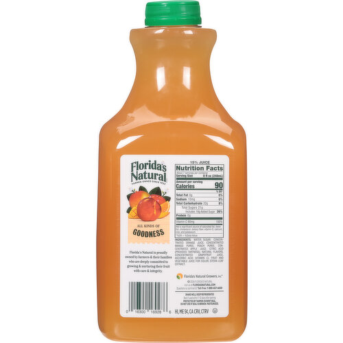 Florida's Natural Premium Peach Mango Juice Drink