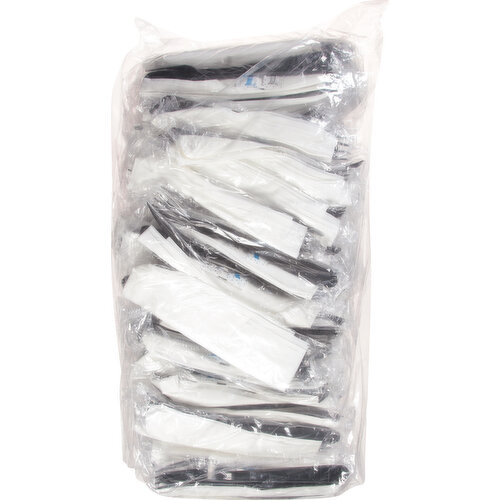 First Street Cutlery Kit, Extra Heavy Duty Plastic, Black
