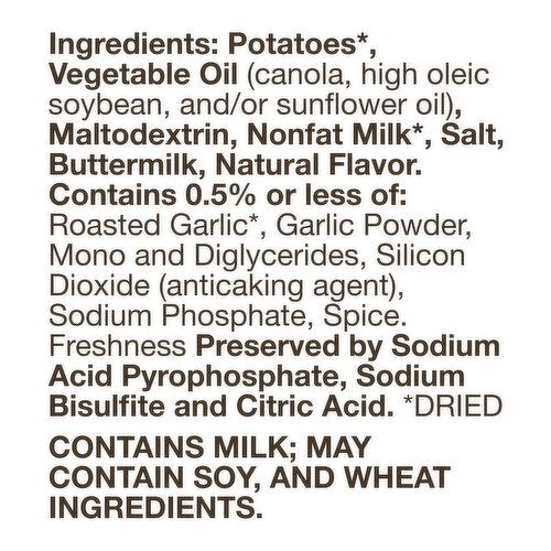 Betty Crocker Roasted Garlic Mashed Potatoes