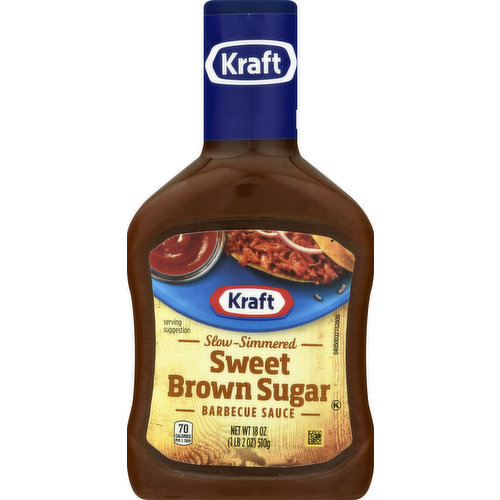Kraft Barbecue Sauce, Sweet Brown Sugar, Slow-Simmered