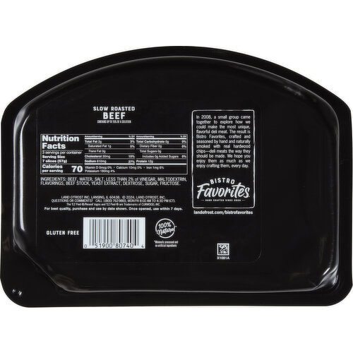 Land O'Frost Beef, Slow Roasted