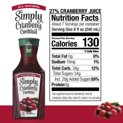 Simply  Cranberry Cocktail Fruit Juice