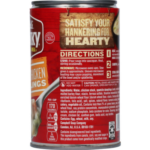 Campbell's Soup, Creamy Chicken & Dumplings