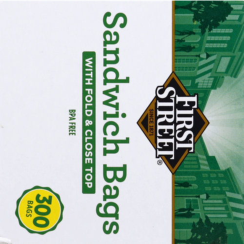 First Street Sandwich Bags