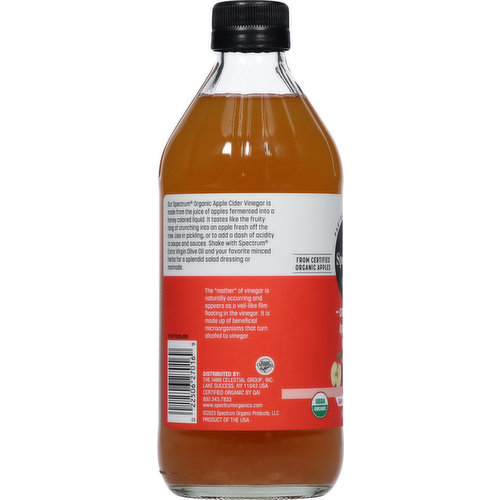 Spectrum Vinegar, Organic, Apple Cider