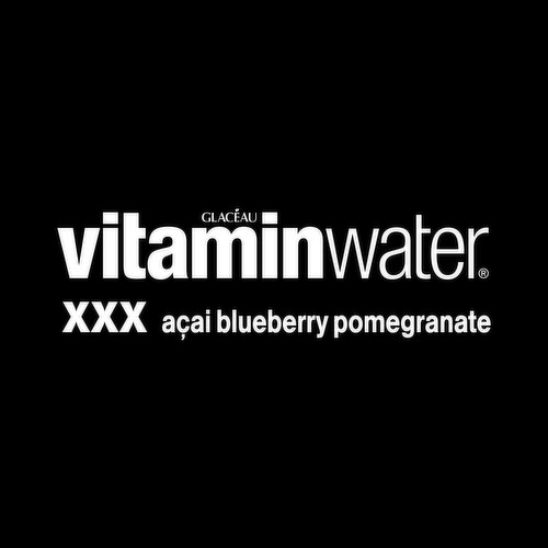 vitaminwater xxx Açai Blueberry Pomegranate Nutrient Enhanced Flavored Water Beverage