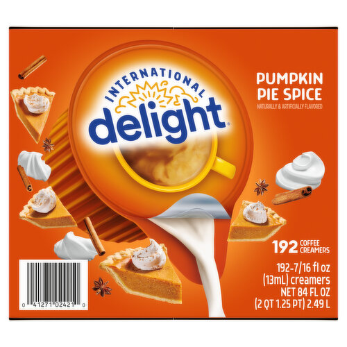 International Delight Creamer Singles, Pumpkin Pie Spice